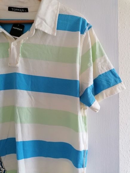Topman Polo shirt Mens XL 42 To 44 Inch Chest 100% Cotton Fab Colours - Picture 4 of 14